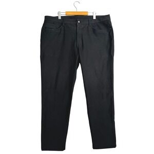 Lululemon ABC Classic-Fit 5-Pocket Pant Black Utilitech Mens Size 40 x 30